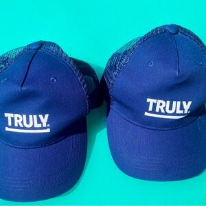 TRULY Navy Blue Caps